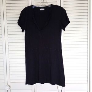 Anthropologie Lacausa Henley T-shirt Dress,Size S